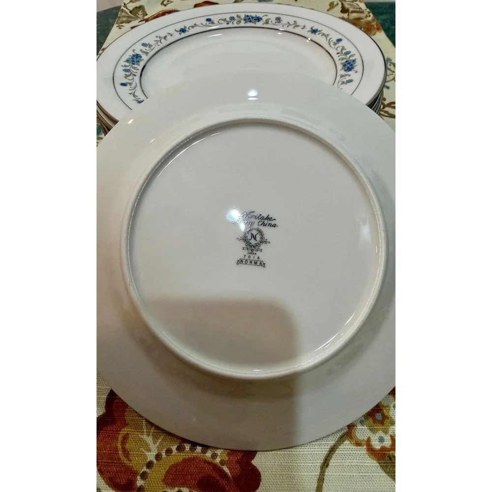 Set-of-4‎ Vintage Noritake Norma Salad Plates